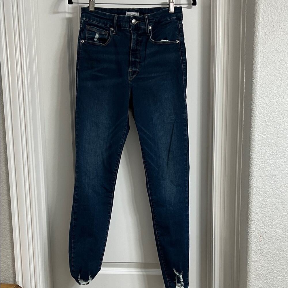 Good American Good Waist Skinny Jeans Size 8